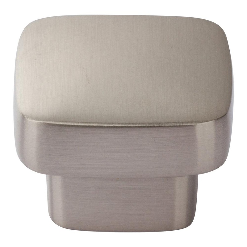 Atlas Homewares Chunky Square Knob Medium A909-BN Brushed Nickel
