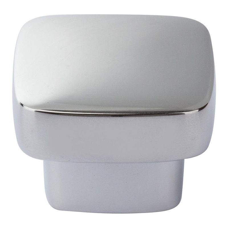 Atlas Homewares Chunky Square Knob Medium A909-CH Polished Chrome