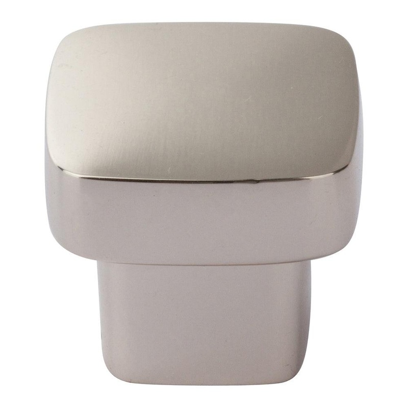 Atlas Homewares Chunky Square Knob Small A908-PN Polished Nickel