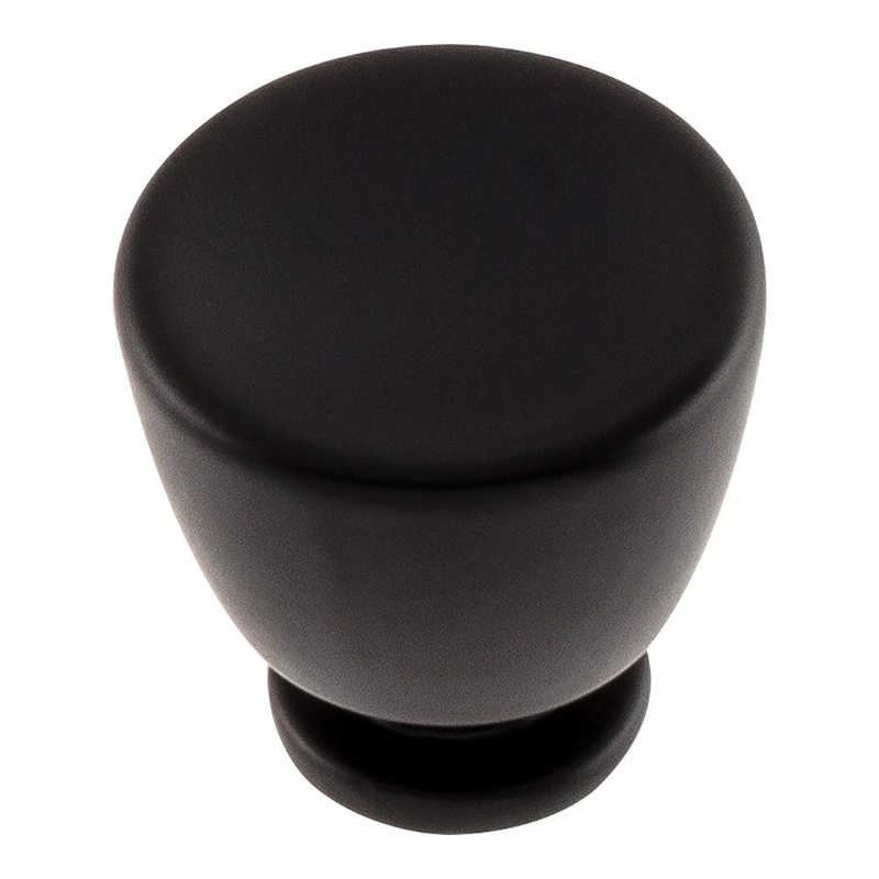 Atlas Homewares Conga Knob 1 1/4 inch  413-BL Matte Black