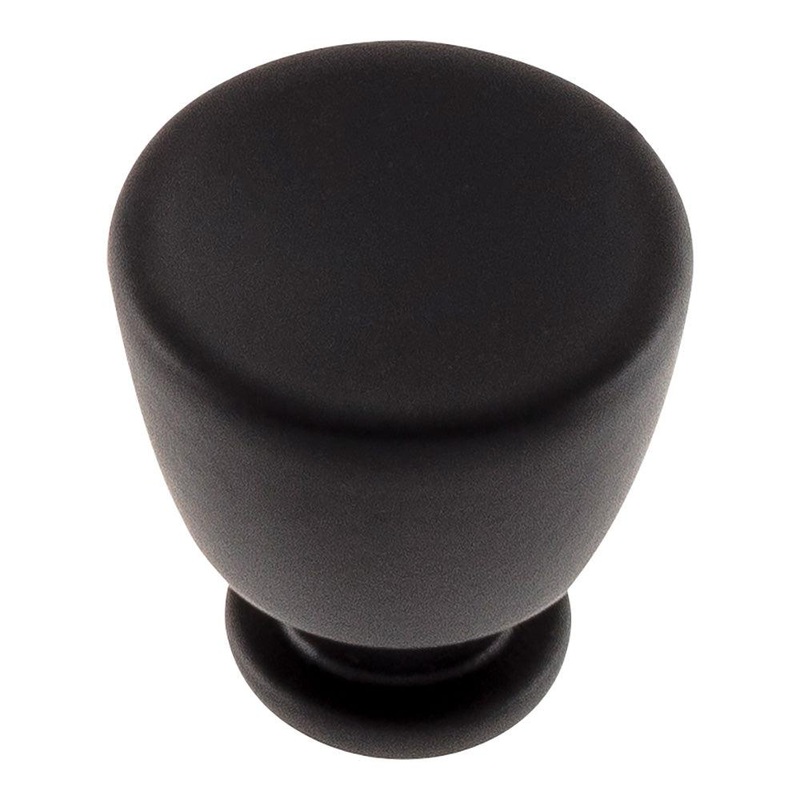 Atlas Homewares Conga Knob 1 1/8 inch  412-BL Matte Black