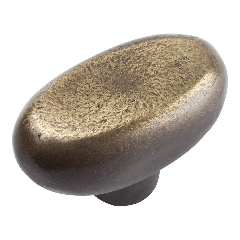 Atlas Homewares Distressed Oval Knob 332-ABZ Antique Bronze