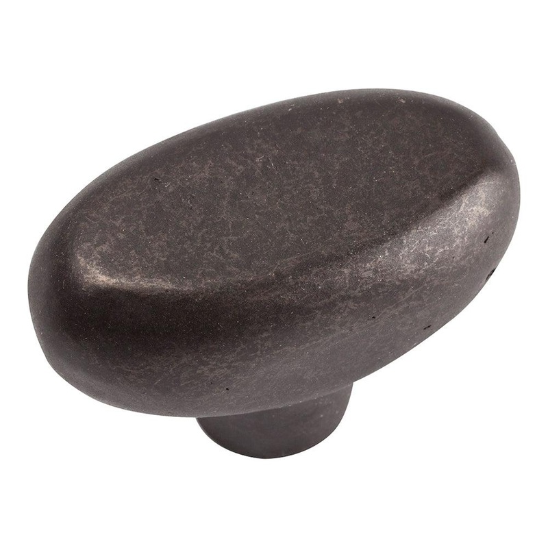 Atlas Homewares Distressed Oval Knob 332-ORB Oil Rubbed Bronze