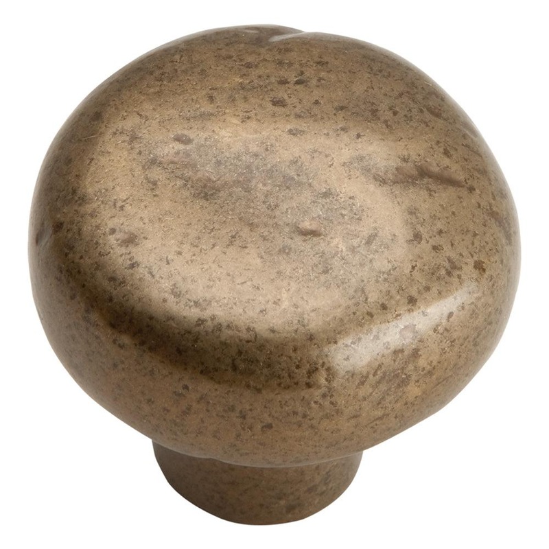 Atlas Homewares Distressed Round Knob 331-CM Champagne