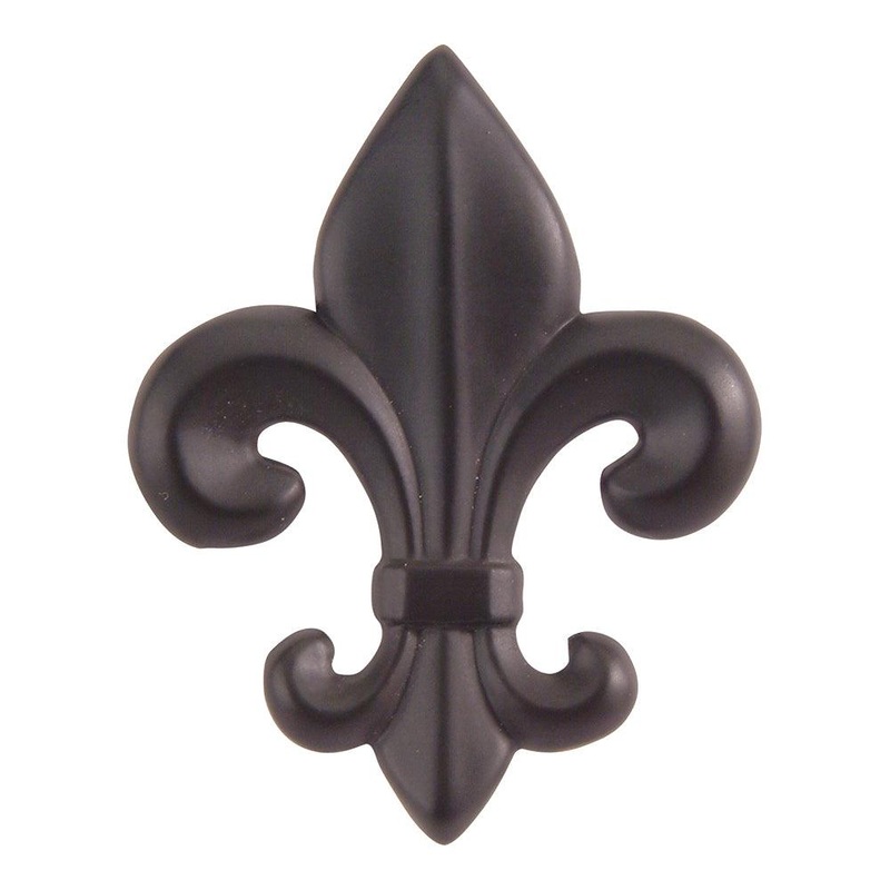 Atlas Homewares Fleur De Lys Knob 4006-O Aged Bronze