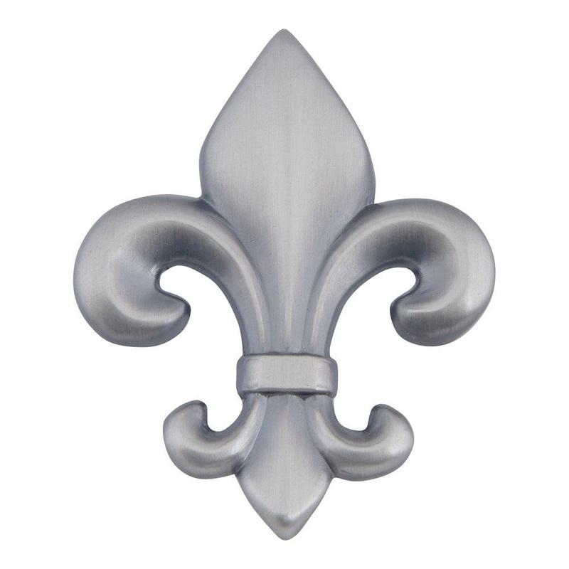 Atlas Homewares Fleur De Lys Knob 4006-P Pewter