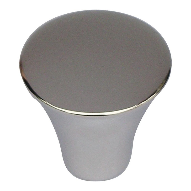 Atlas Homewares Fluted Knob A855-PS Polished Stainless Steel