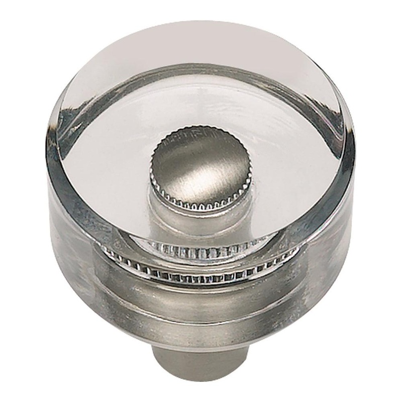 Atlas Homewares Optimism Round Knob 3146-BRN Brushed Nickel