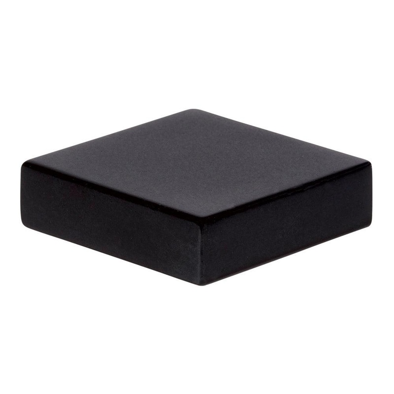 Atlas Homewares Thin Squareure Knob A833-BL Matte Black