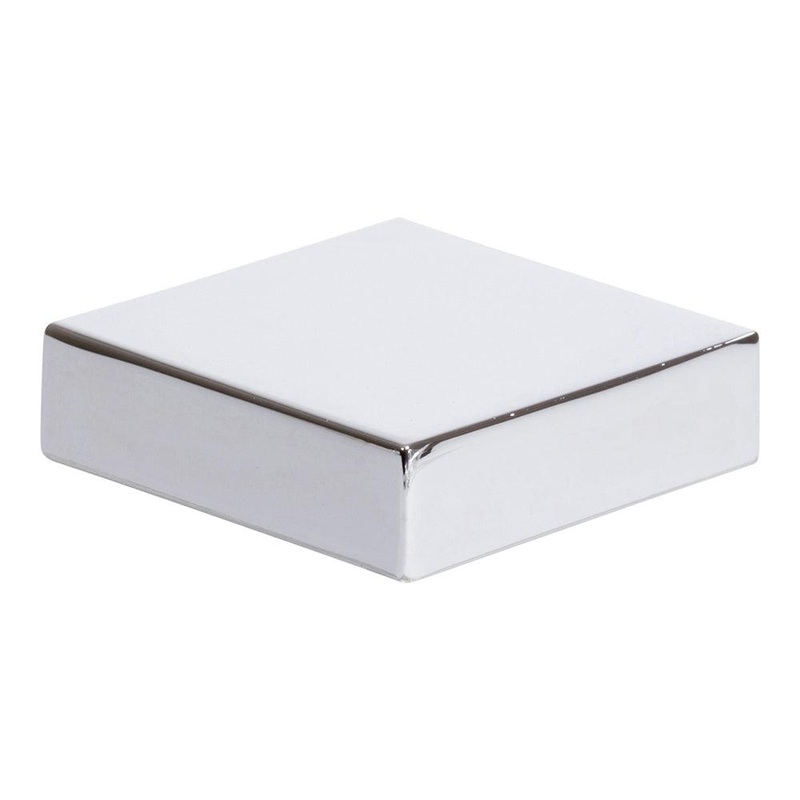 Atlas Homewares Thin Squareure Knob A833-CH Polished Chrome