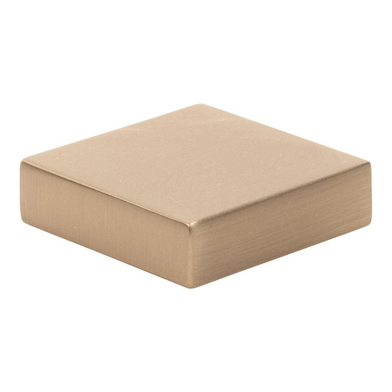 Atlas Homewares Thin Squareure Knob A833-CM Champagne
