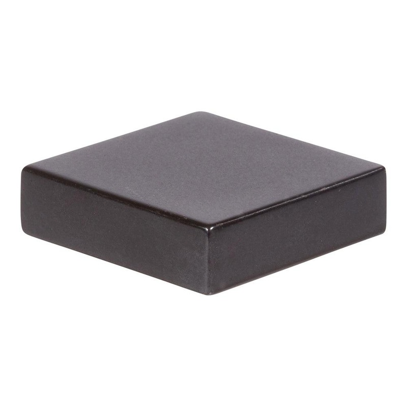 Atlas Homewares Thin Squareure Knob A833-MB Modern Bronze