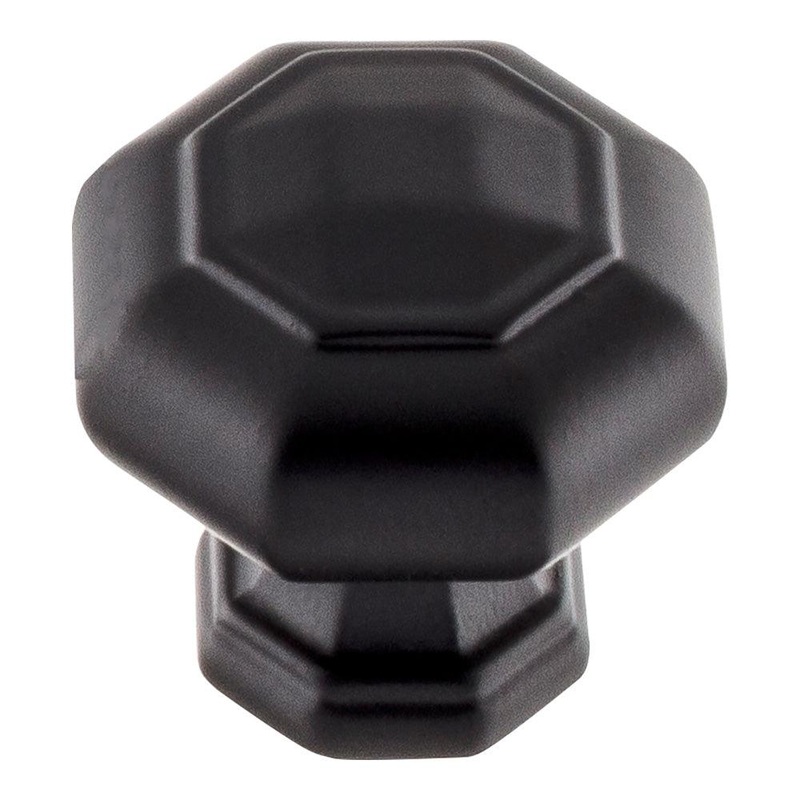 Atlas Homewares Elizabeth Knob 1 1/4 inch  418-BL Matte Black