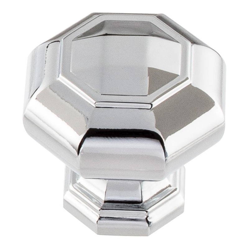 Atlas Homewares Elizabeth Knob 1 1/4 inch  418-CH Polished Chrome
