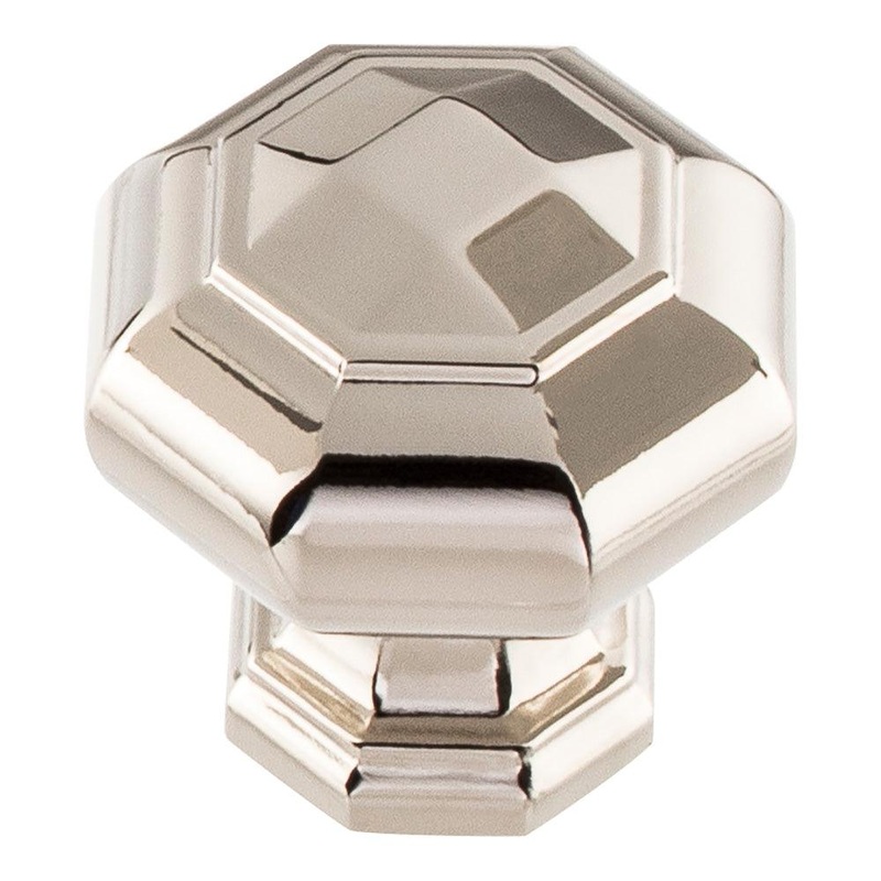 Atlas Homewares Elizabeth Knob 1 1/4 inch  418-PN Polished Nickel