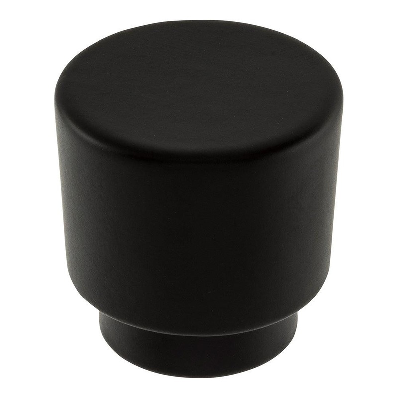 Atlas Homewares Tom Tom Knob 1 1/4 Inch  426-BL Matte Black