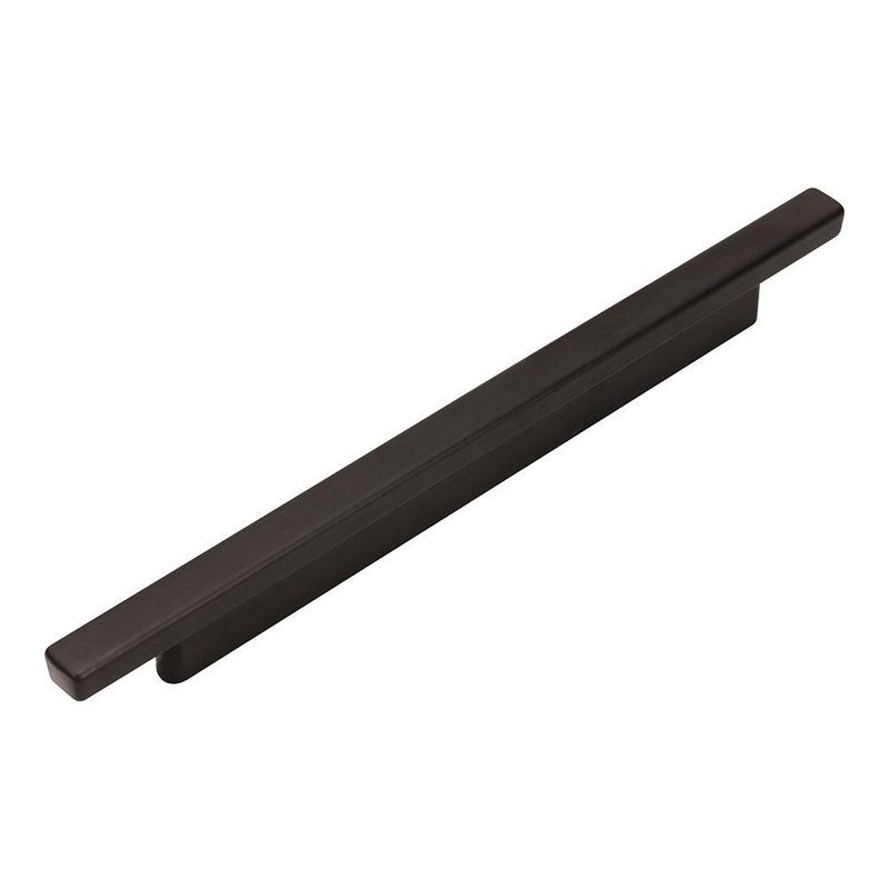 Atlas Homewares Tom Tom Pull 6 5/16 Inch (c-c), 7 9/16 Inch  428-BL Matte Black