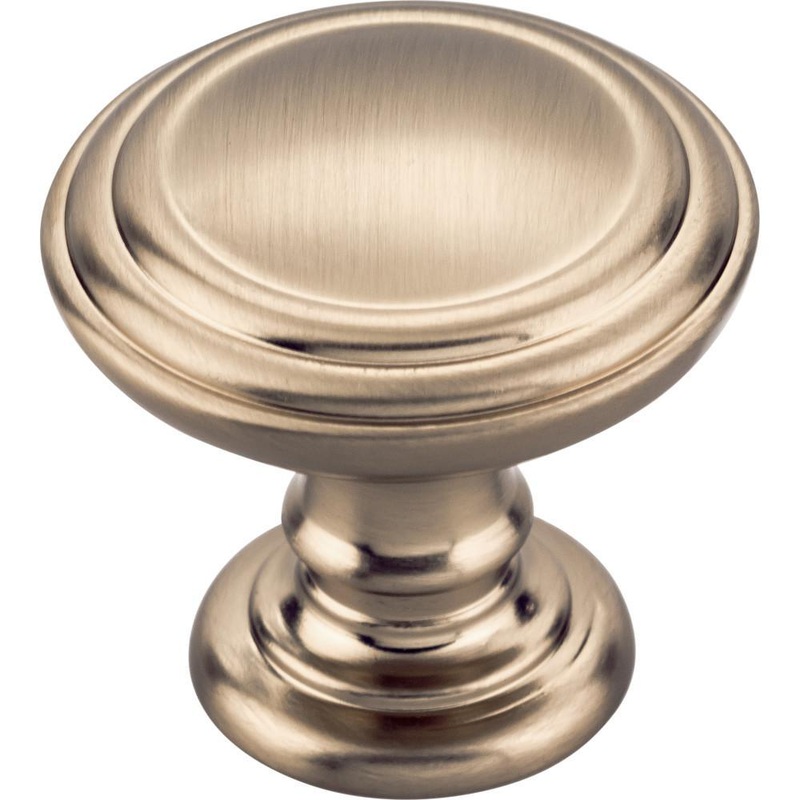 Top Knobs TK321HB Reeded Knob 1 1/2 Inch – Honey Bronze from the Chareau collection