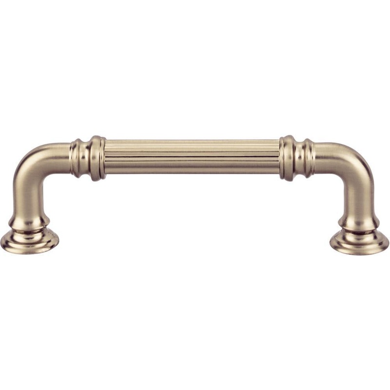 Top Knobs TK322HB Reeded Pull 3 3/4 Inch (c-c) – Honey Bronze from the Chareau collection