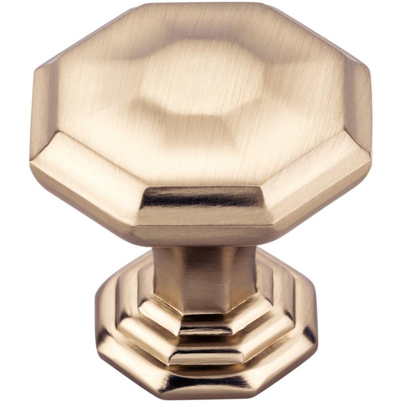 Top Knobs TK340HB Chalet Knob 1 1/8 Inch – Honey Bronze from the Chareau collection