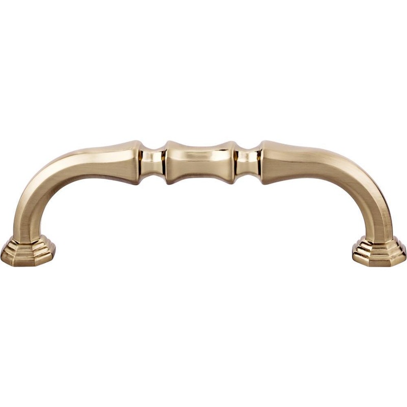 Top Knobs TK341HB Chalet Pull 3 3/4 Inch (c-c) – Honey Bronze from the Chareau collection