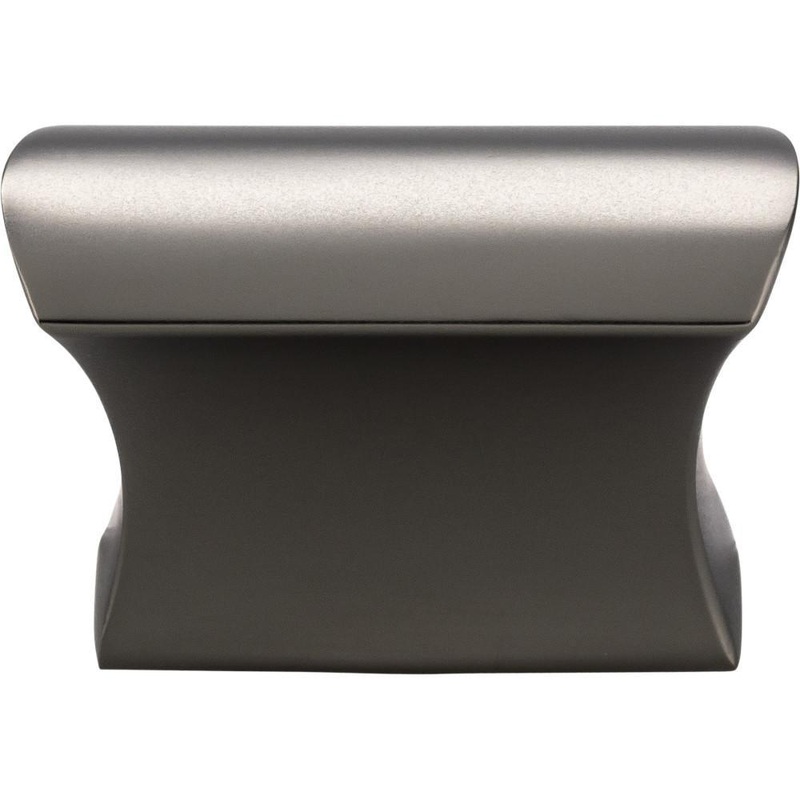 Top Knobs TK551AG Glacier Knob 1 1/2 Inch – Ash Gray from the Mercer collection