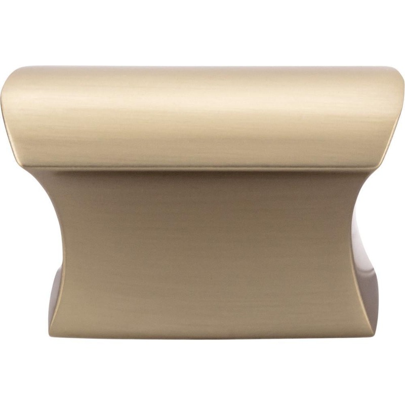Top Knobs TK551HB Glacier Knob 1 1/2 Inch – Honey Bronze from the Mercer collection