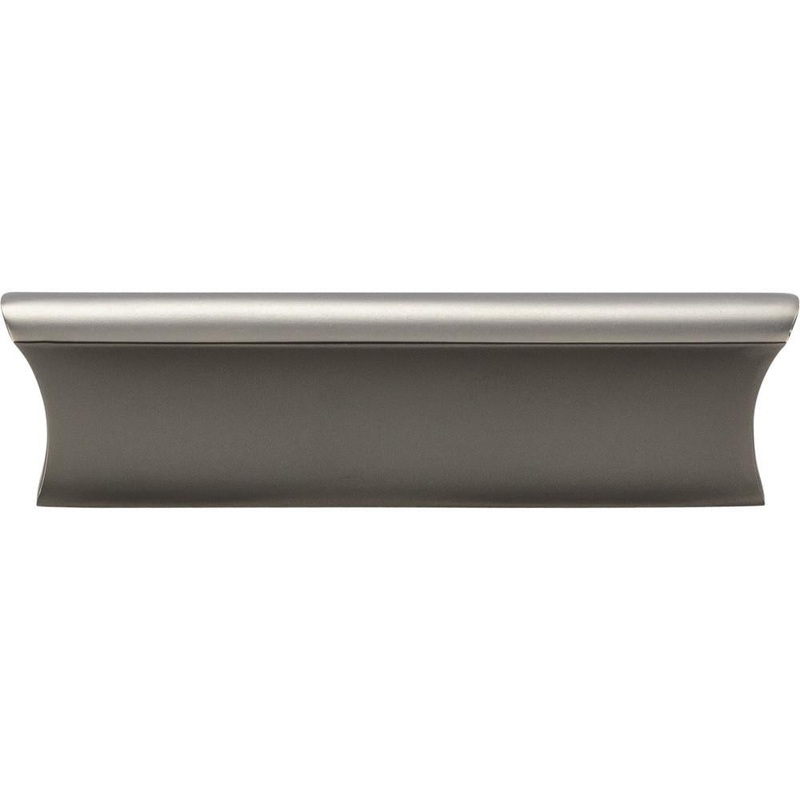 Top Knobs TK553AG Glacier Pull 3 Inch (c-c) – Ash Gray from the Mercer collection