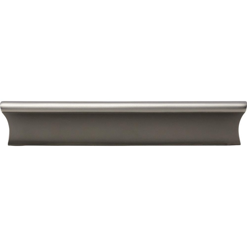 Top Knobs TK554AG Glacier Pull 5 Inch (c-c) – Ash Gray from the Mercer collection