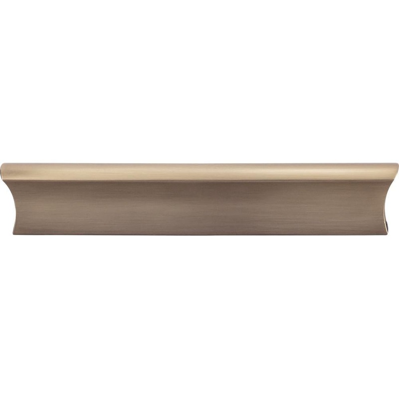 Top Knobs TK554HB Glacier Pull 5 Inch (c-c) – Honey Bronze from the Mercer collection