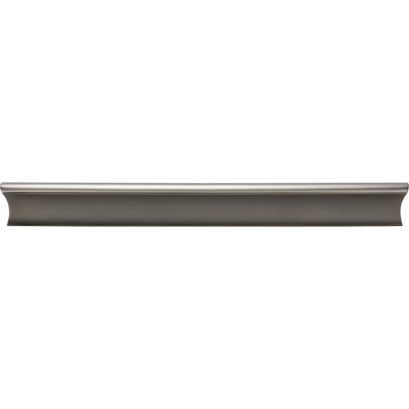 Top Knobs TK556AG Glacier Pull 8 Inch (c-c) – Ash Gray from the Mercer collection