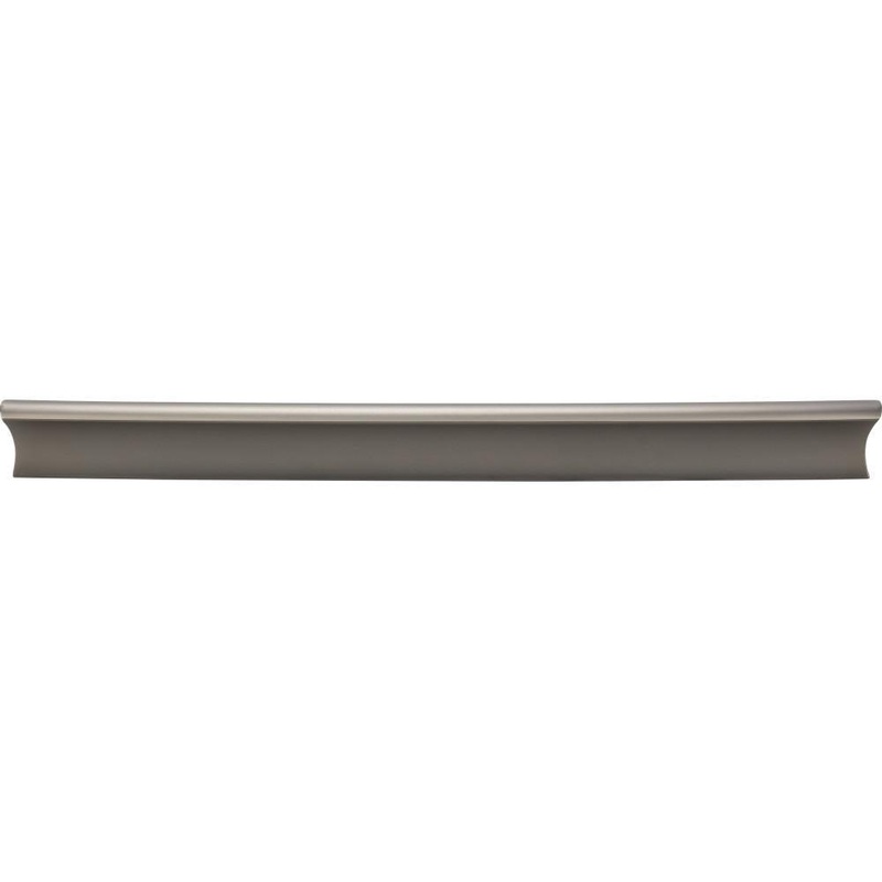 Top Knobs TK557AG Glacier Pull 9 15/16 Inch (c-c) – Ash Gray from the Mercer collection