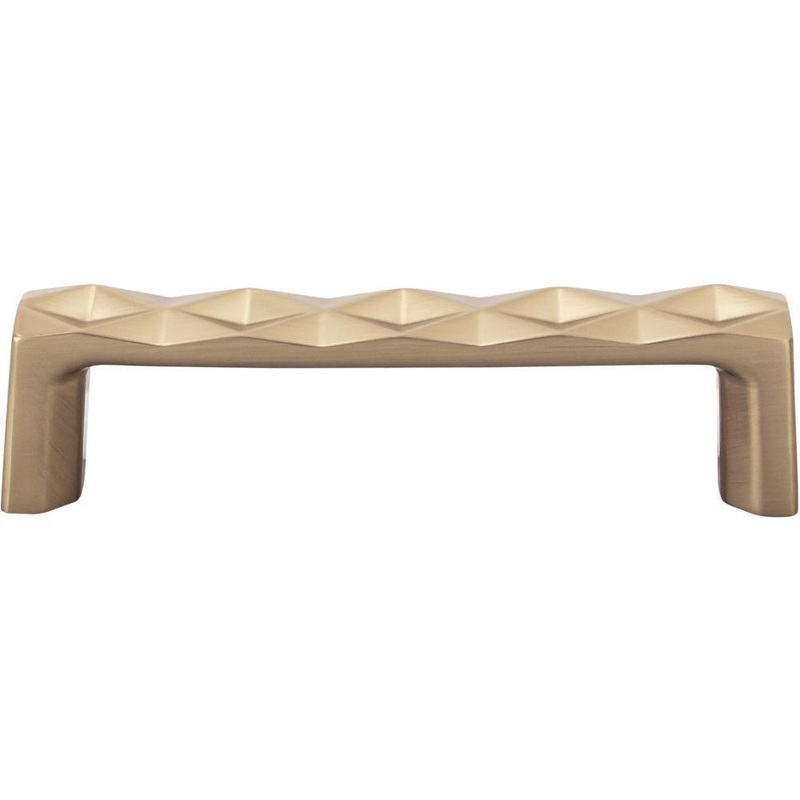 Top Knobs TK561HB Quilted Pull 3 3/4 Inch (c-c) – Honey Bronze from the Mercer collection