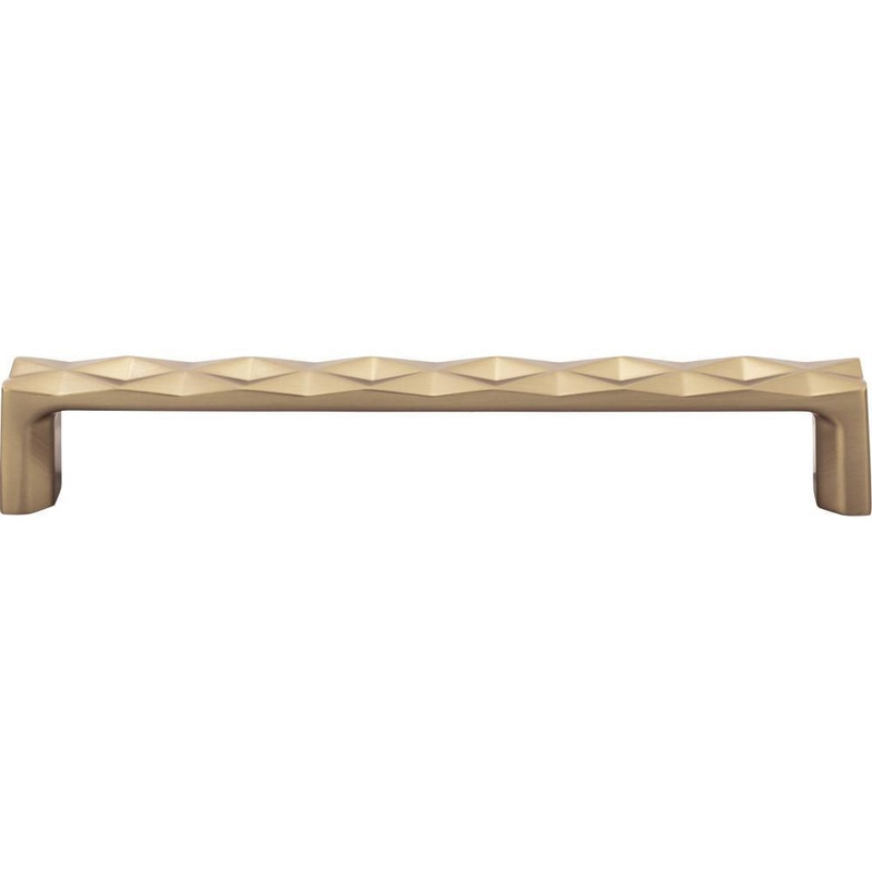 Top Knobs TK563HB Quilted Pull 6 5/16 Inch (c-c) – Honey Bronze from the Mercer collection