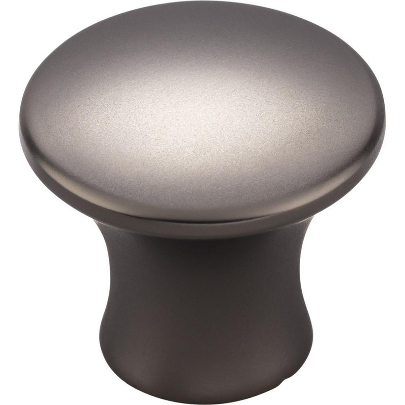 Top Knobs TK591AG Oculus Medium Round Knob 1 1/8 Inch – Ash Gray from the Mercer collection