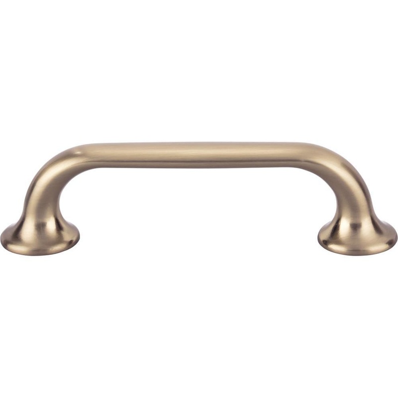 Top Knobs TK593HB Oculus Oval Pull 3 3/4 Inch (c-c) – Honey Bronze from the Mercer collection