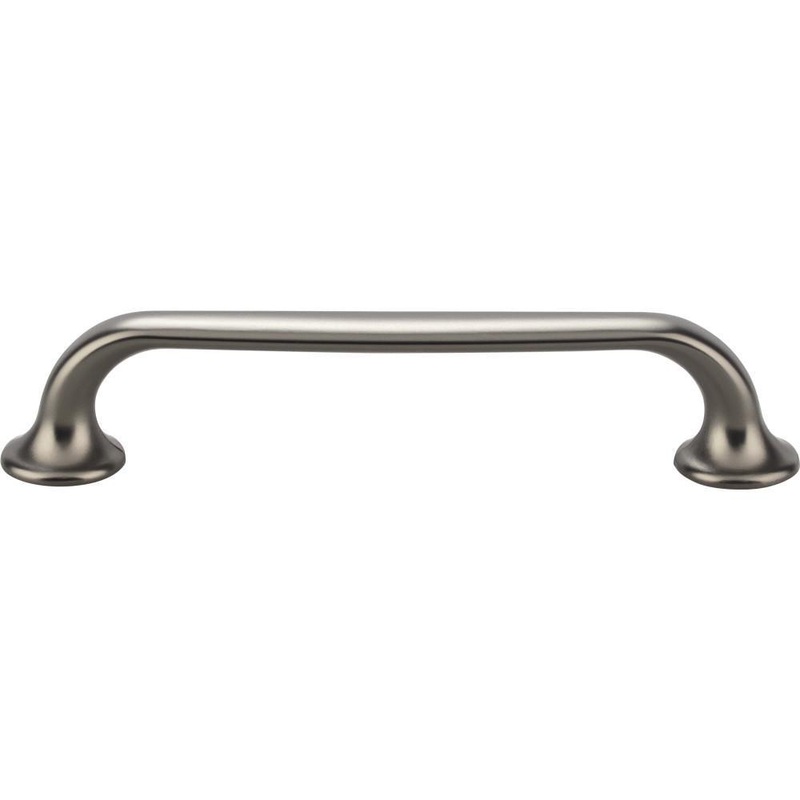 Top Knobs TK594AG Oculus Oval Pull 5 1/16 Inch (c-c) – Ash Gray from the Mercer collection