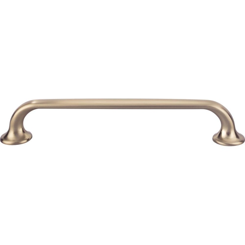 Top Knobs TK595HB Oculus Oval Pull 6 5/16 Inch (c-c) – Honey Bronze from the Mercer collection