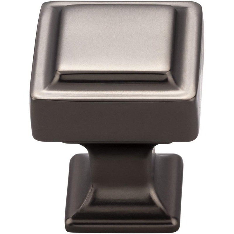 Top Knobs TK700AG Ascendra Knob 1 Inch – Ash Gray from the Transcend collection