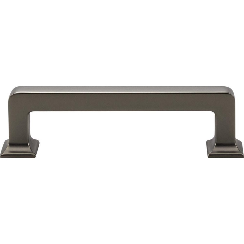 Top Knobs TK703AG Ascendra Pull 3 3/4 (c-c) – Ash Gray from the Transcend collection