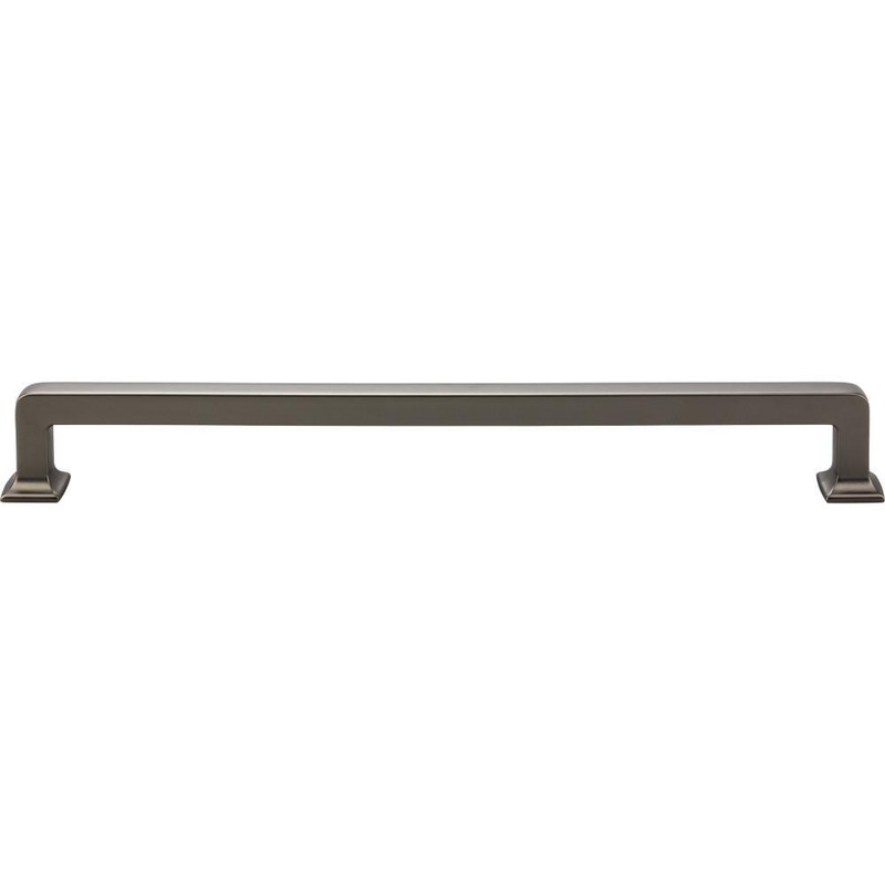 Top Knobs TK706AG Ascendra Pull 9 (c-c) – Ash Gray from the Transcend collection