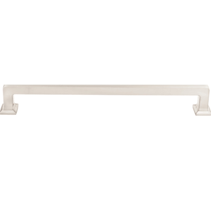 Top Knobs TK710BSN Ascendra Appliance Pull 18 Inch (c-c) – Brushed Satin Nickel from the Transcend collection
