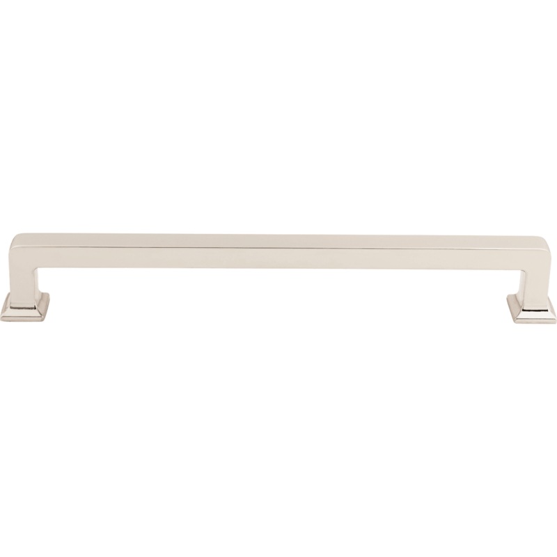 Top Knobs TK710PN Ascendra Appliance Pull 18 Inch (c-c) – Polished Nickel from the Transcend collection