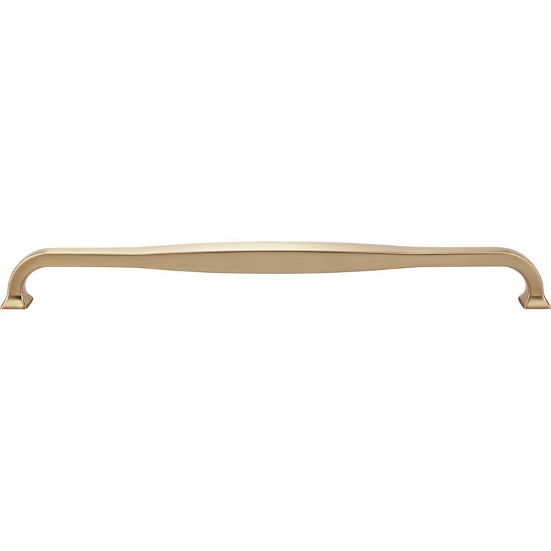Top Knobs TK726HB Contour Pull 12 Inch (c-c) – Honey Bronze from the Transcend collection