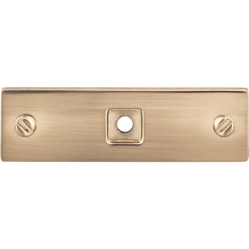 Top Knobs TK741HB Channing Backplate 3 Inch – Honey Bronze from the Barrington collection