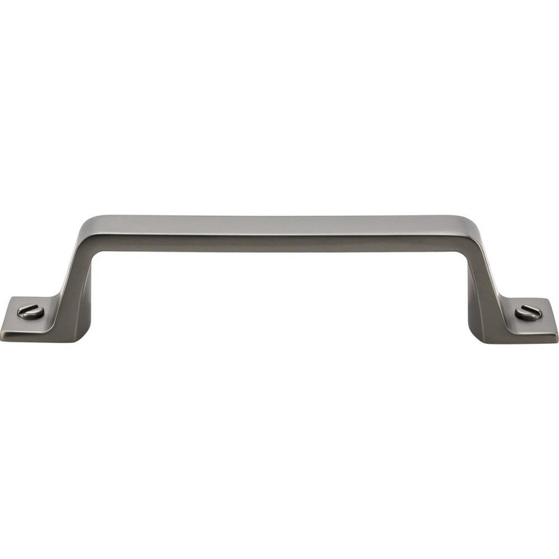Top Knobs TK743AG Channing Pull 3 3/4 Inch (c-c) – Ash Gray from the Barrington collection