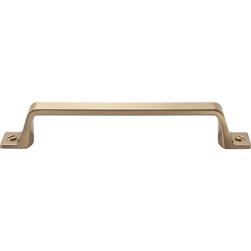Top Knobs TK744HB Channing Pull 5 1/16 Inch (c-c) – Honey Bronze from the Barrington collection
