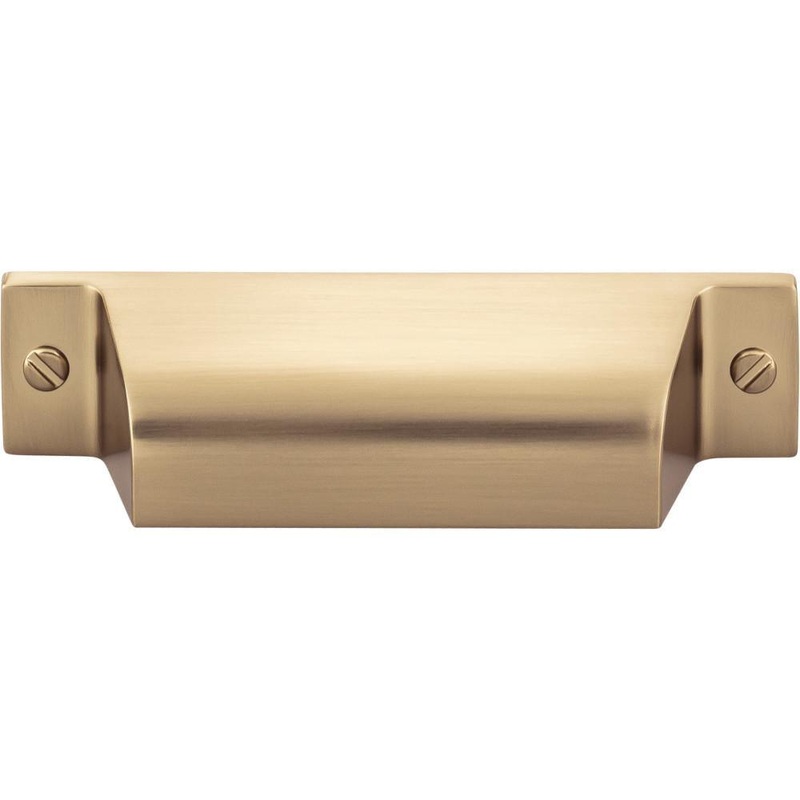 Top Knobs TK772HB Channing Cup Pull 2 3/4 Inch (c-c) – Honey Bronze from the Barrington collection