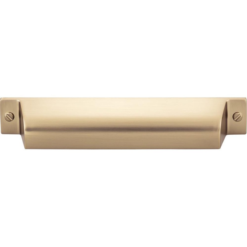 Top Knobs TK774HB Channing Cup Pull 5 Inch (c-c) – Honey Bronze from the Barrington collection
