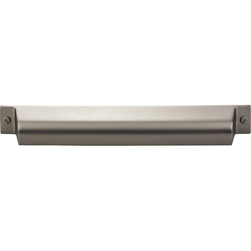 Top Knobs TK775AG Channing Cup Pull 7 Inch (c-c) – Ash Gray from the Barrington collection